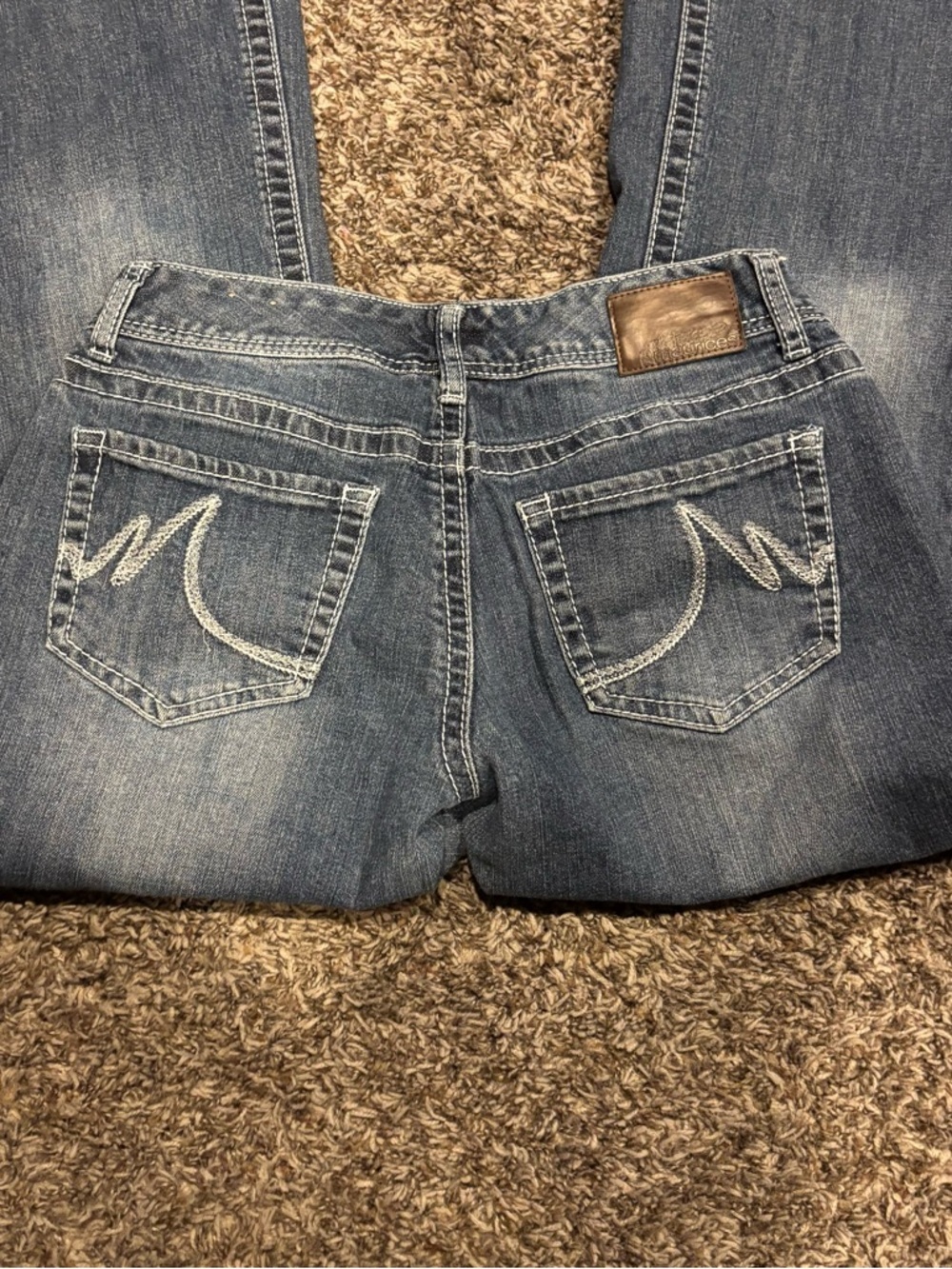 Maurices Light Blue Curvy Boot Cut Jeans